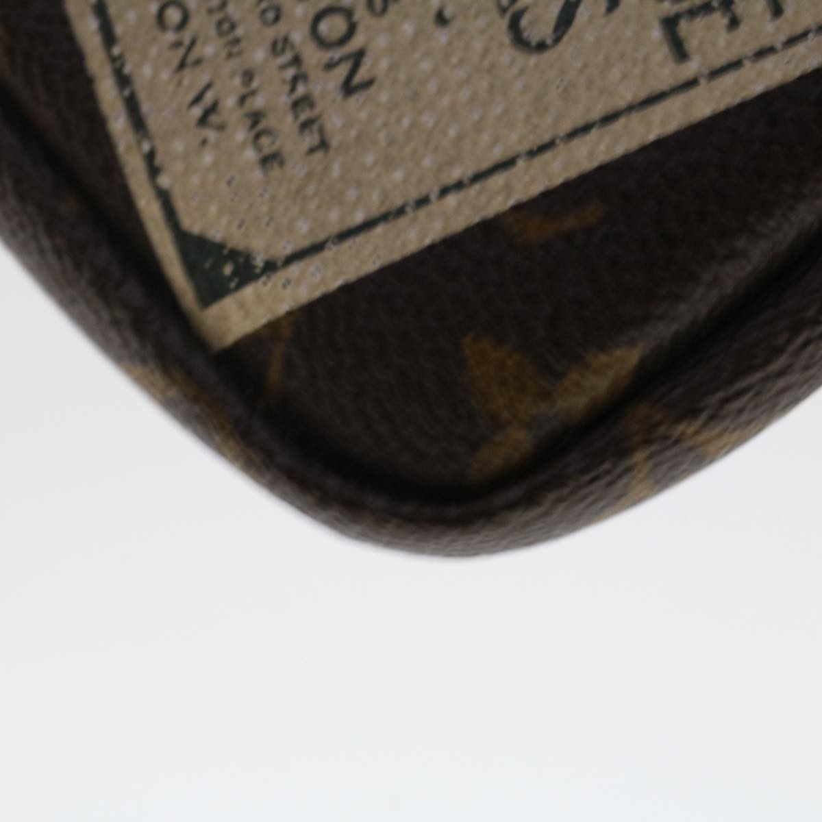 LOUIS VUITTON Monogram Trousse Cre Pouch M63800 LV 49196
