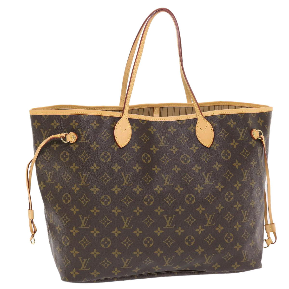 LOUIS VUITTON Monogram Neverfull GM Tote Bag M40157 LV 49424