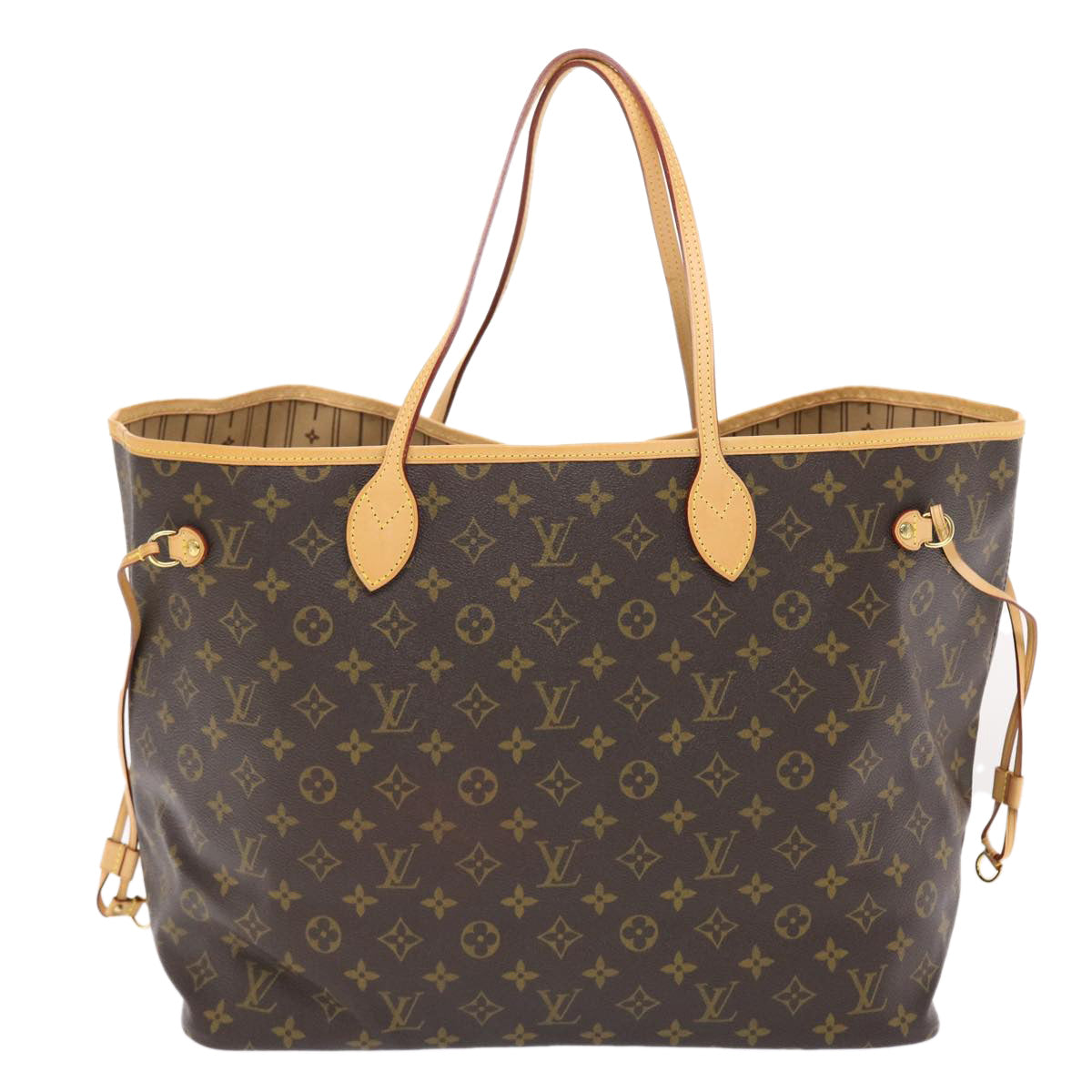 LOUIS VUITTON Monogram Neverfull GM Tote Bag M40157 LV 49424