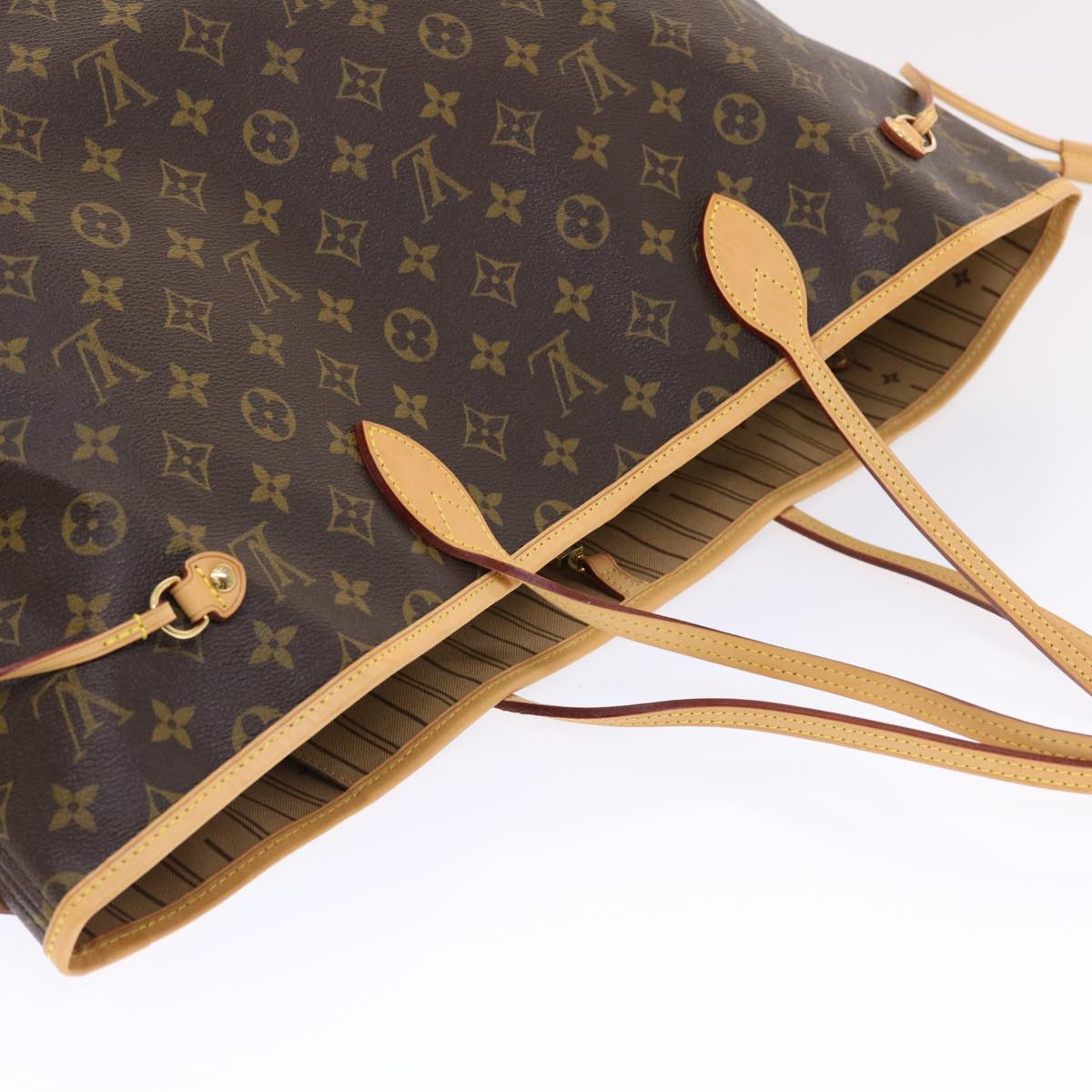 LOUIS VUITTON Monogram Neverfull GM Tote Bag M40157 LV 49424