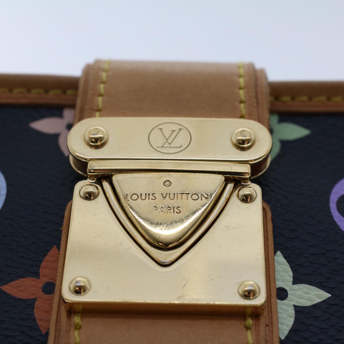 LOUIS VUITTON Monogram Multicolor Shirley Shoulder Bag Black M40050 47372A