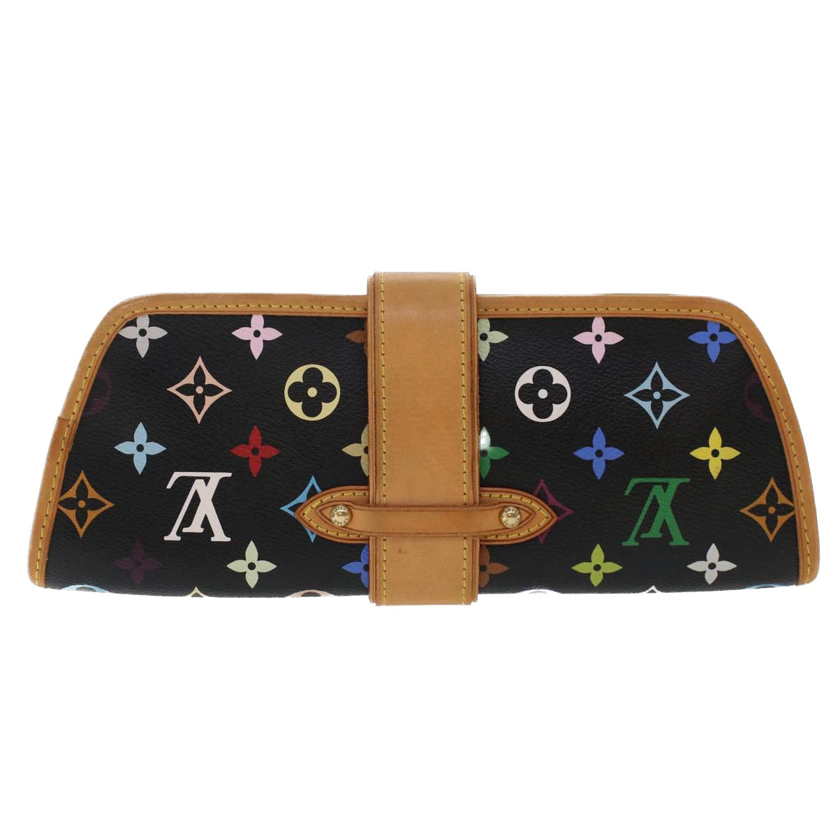 LOUIS VUITTON Monogram Multicolor Shirley Shoulder Bag Black M40050 47372A