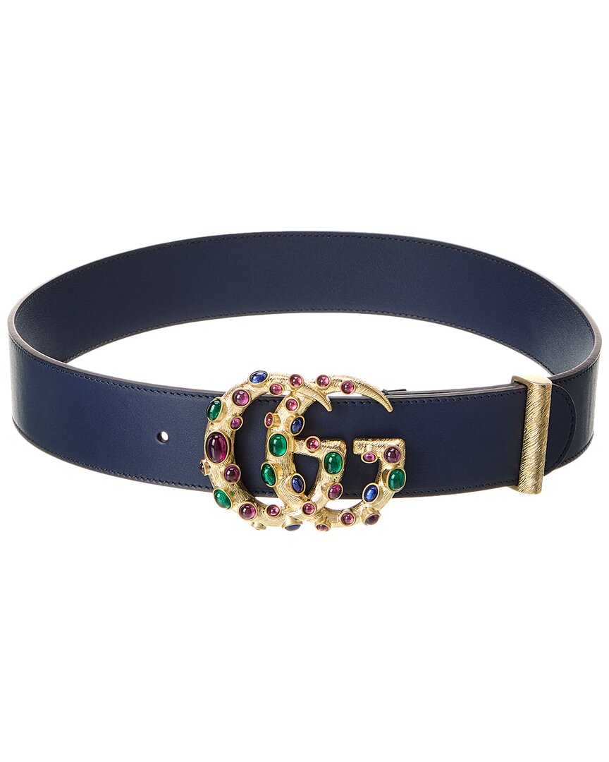 Gucci Double G Buckle Leather Belt