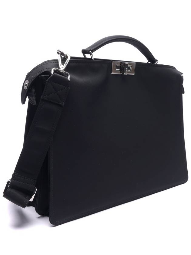 Luxury Fendi Peekaboo ISeeU Medium Tote Bag Black