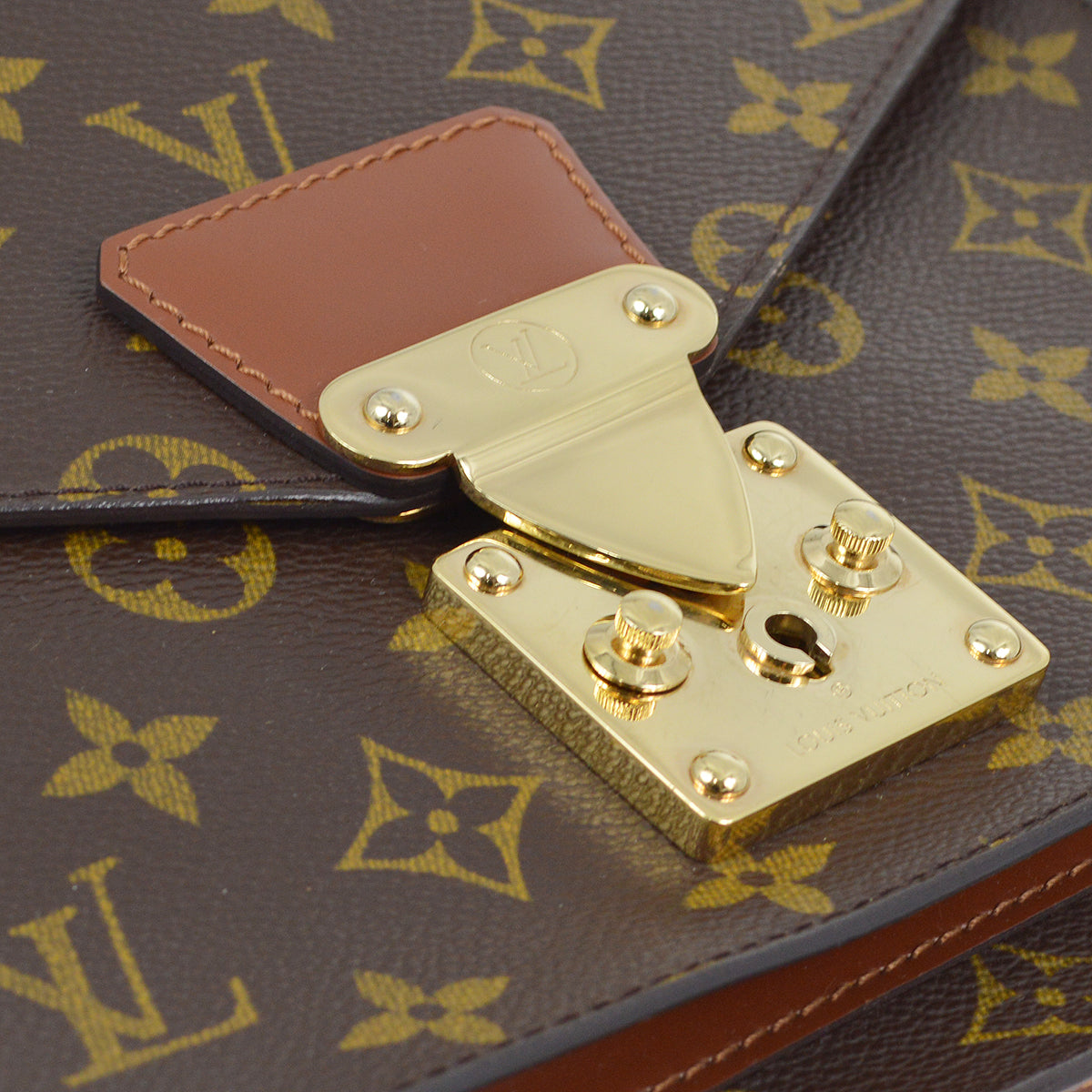 Louis Vuitton Monogram Monceau 28 2way Shoulder Handbag M51185