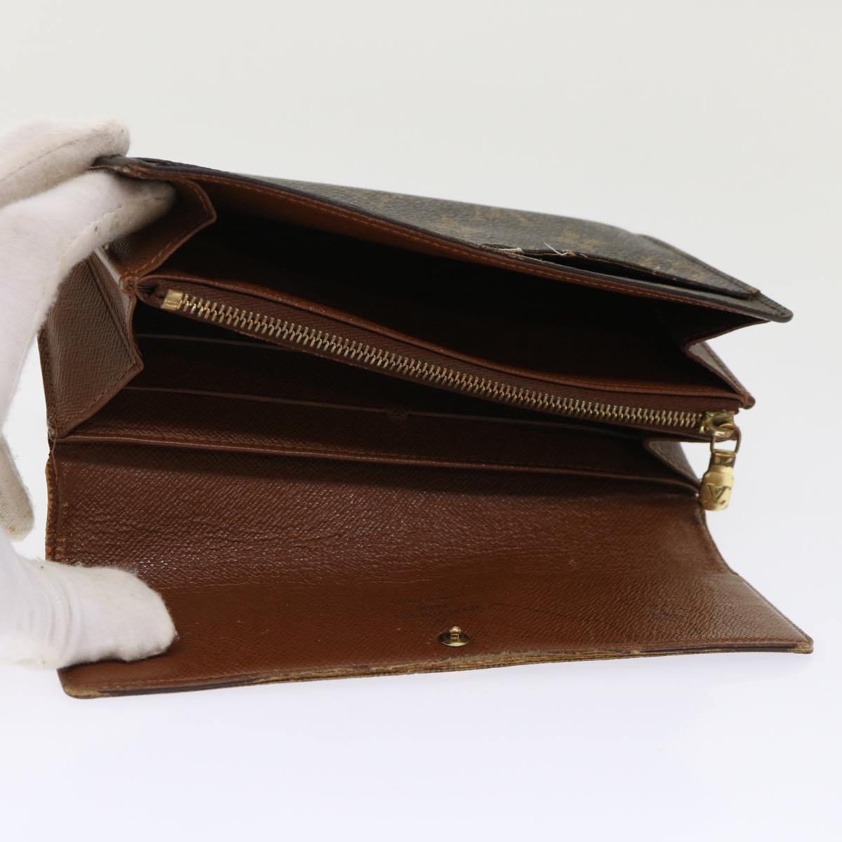 LOUIS VUITTON Monogram Portefeuille Sarah Long Wallet M60531 LV 49970
