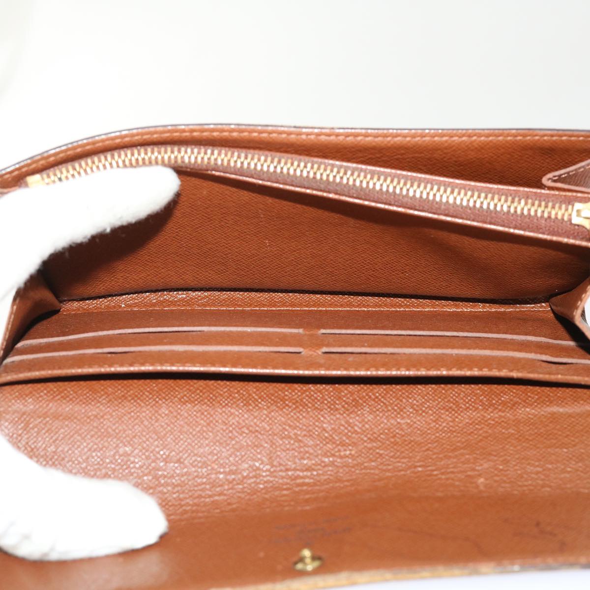LOUIS VUITTON Monogram Portefeuille Sarah Long Wallet M60531 LV 49970