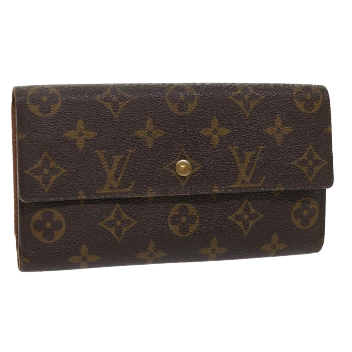 LOUIS VUITTON Monogram Portefeuille International Long Wallet M61217 49971