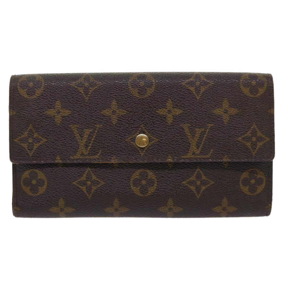 LOUIS VUITTON Monogram Portefeuille International Long Wallet M61217 49971