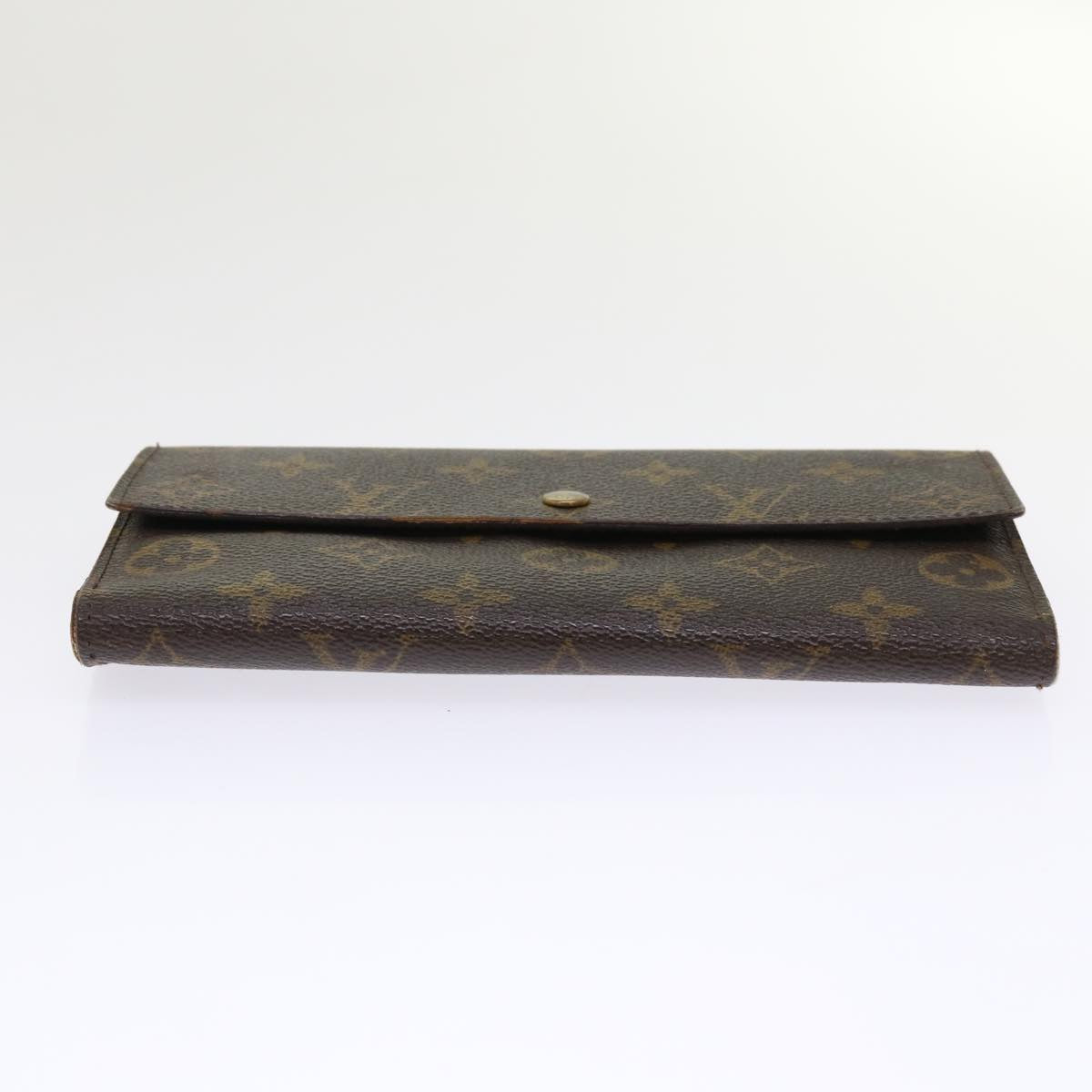 LOUIS VUITTON Monogram Portefeuille International Long Wallet M61217 49971