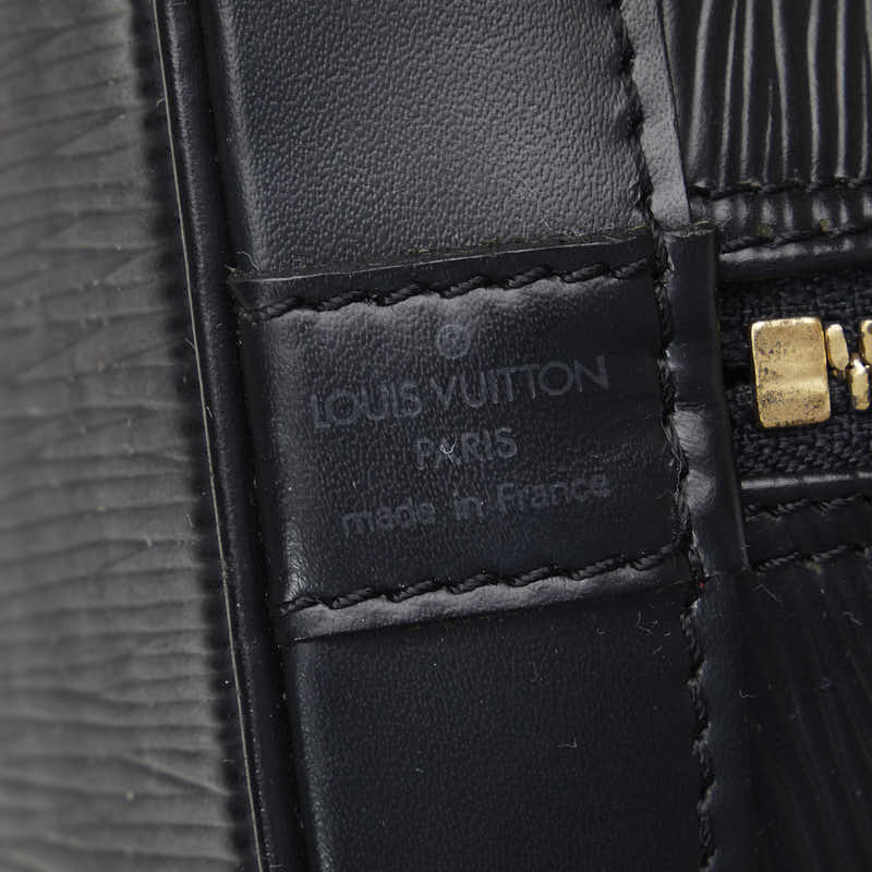 Louis Vuitton Epi Alma Handbag M52142 Noneir Black Leather  Louis Vuitton