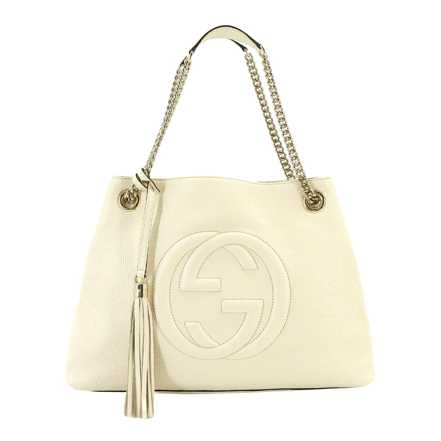 Luxury Gucci Trending 2025 Soho  Leather Tote Bag ()