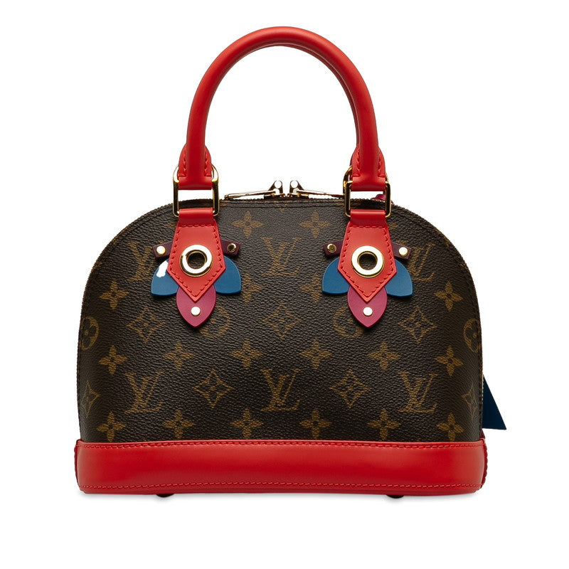 Louis Vuitton Monogram BB Handbag 2WAY M41659 Flamingo Red PVC Leather  Louis Vuitton