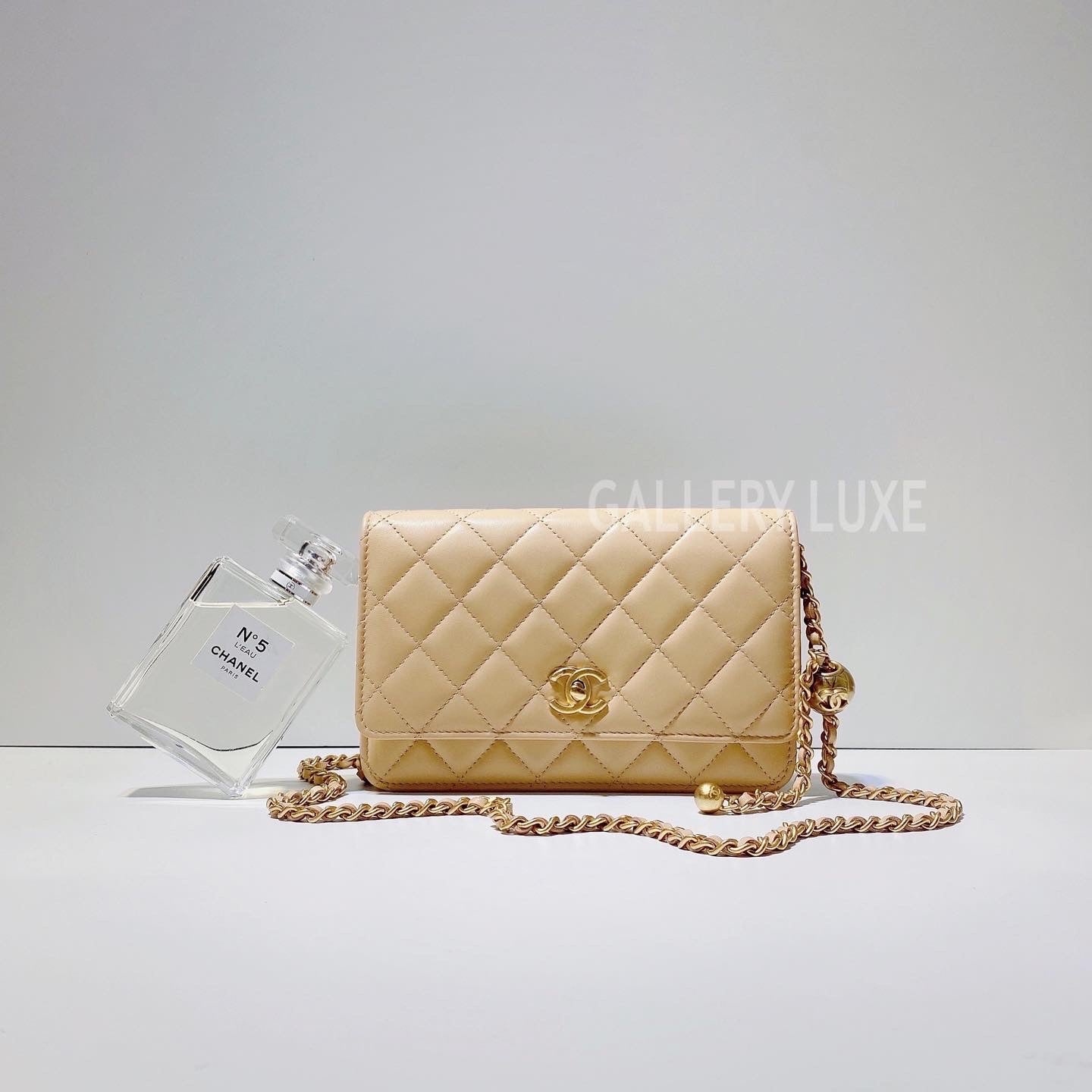 No.3308-Chanel Pearl Crush Wallet On Chain (Brand New / 全新)