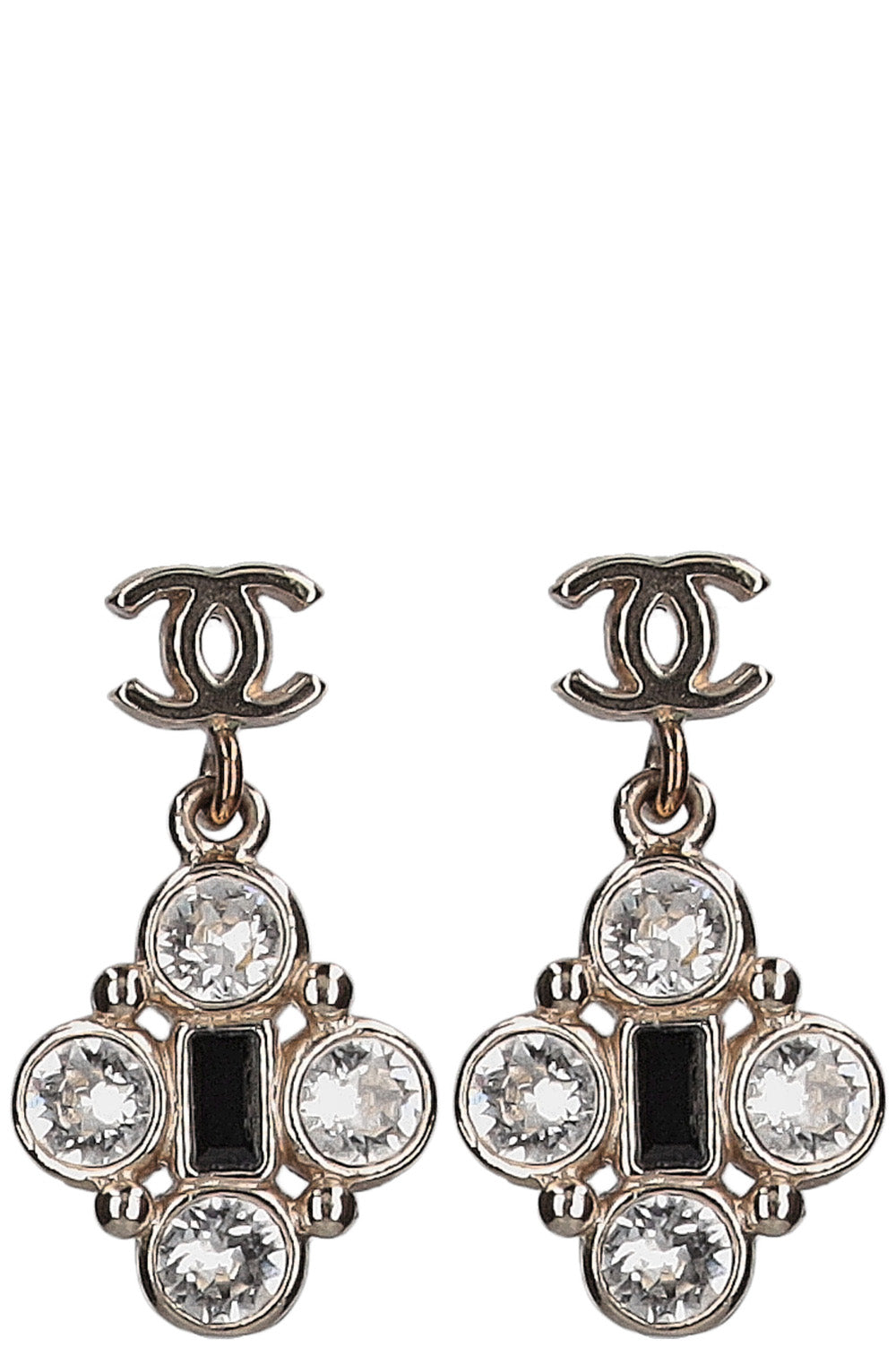CHANEL CC Crystal Earrings 2017