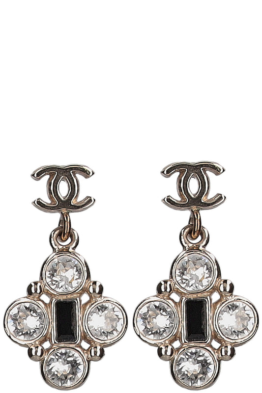 CHANEL CC Crystal Earrings 2017