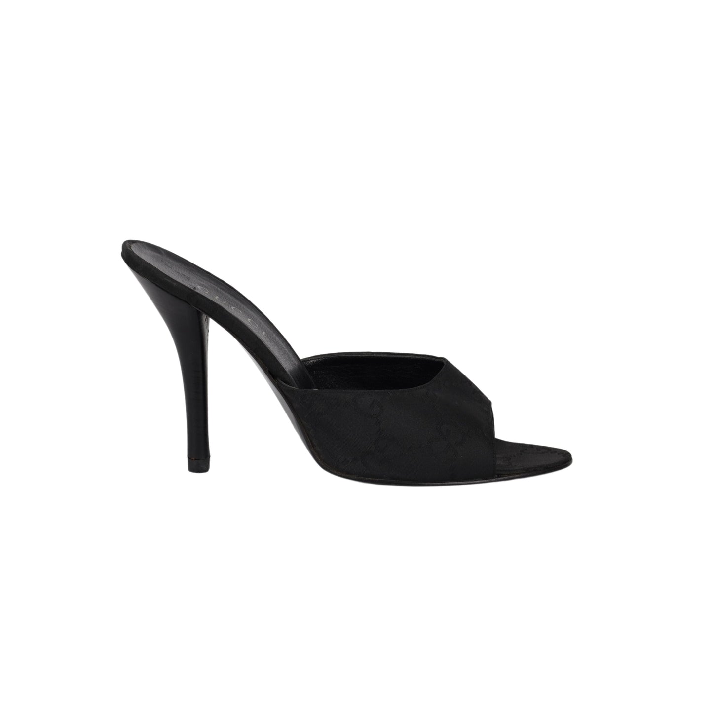 Luxury Gucci Trending 2025 Monogram Canvas Heel Sandals - '00s