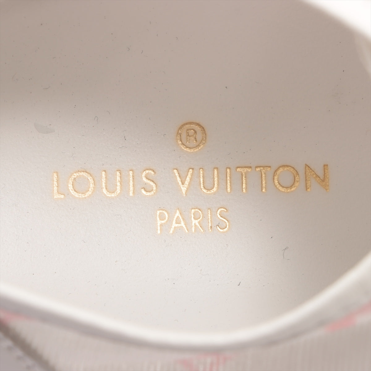 Louis Vuitton 20 Years Mesh  Leather Trainers 39 1/2  White × Pink LD0220 Monogram
