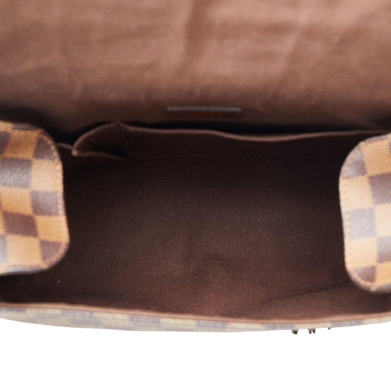 Louis Vuitton Damier Reporters Melville Pulled Shoulder Bag N51126 Brown PVC Leather  Louis Vuitton