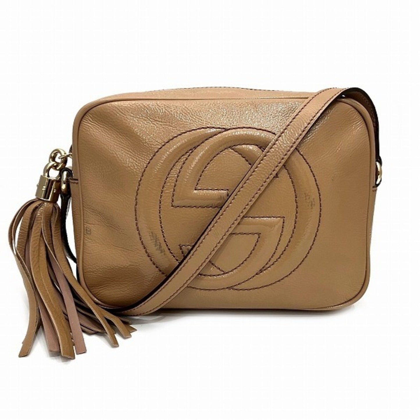 Luxury Gucci Trending 2025 Soho  Leather Shopper Bag ()