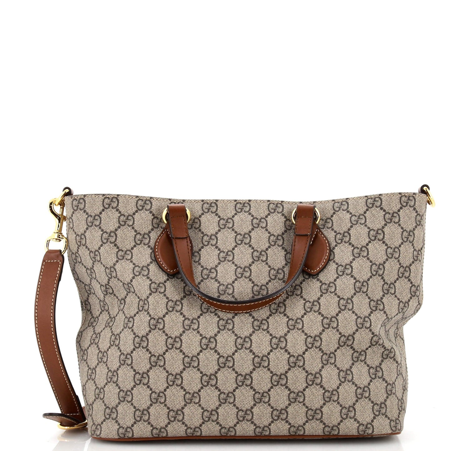 Luxury Gucci Trending 2025 Convertible Soft Tote GG Coated Canvas Small