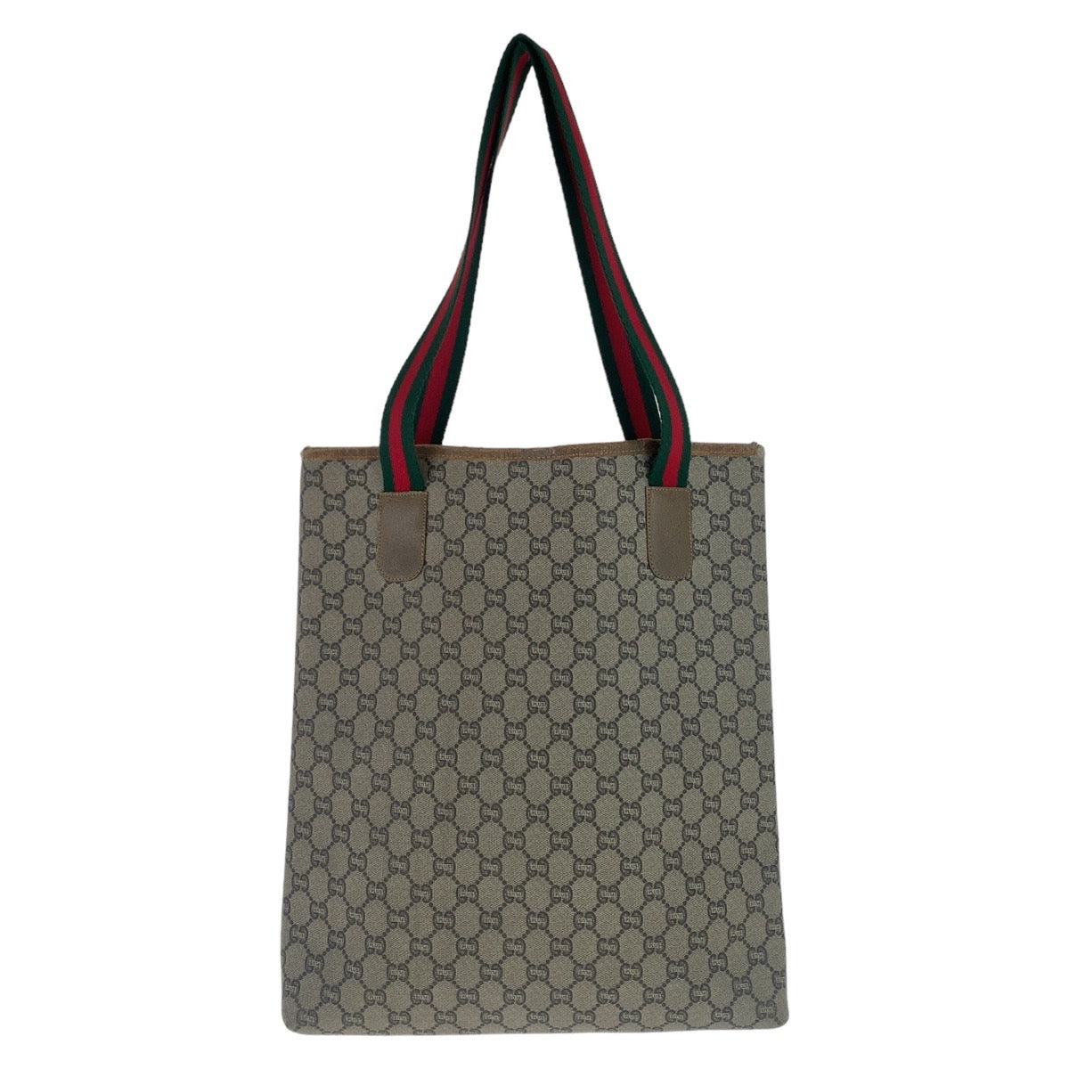 Luxury Gucci Trending 2025 Vintage GG Supreme Canvas/Leather Tote Bag