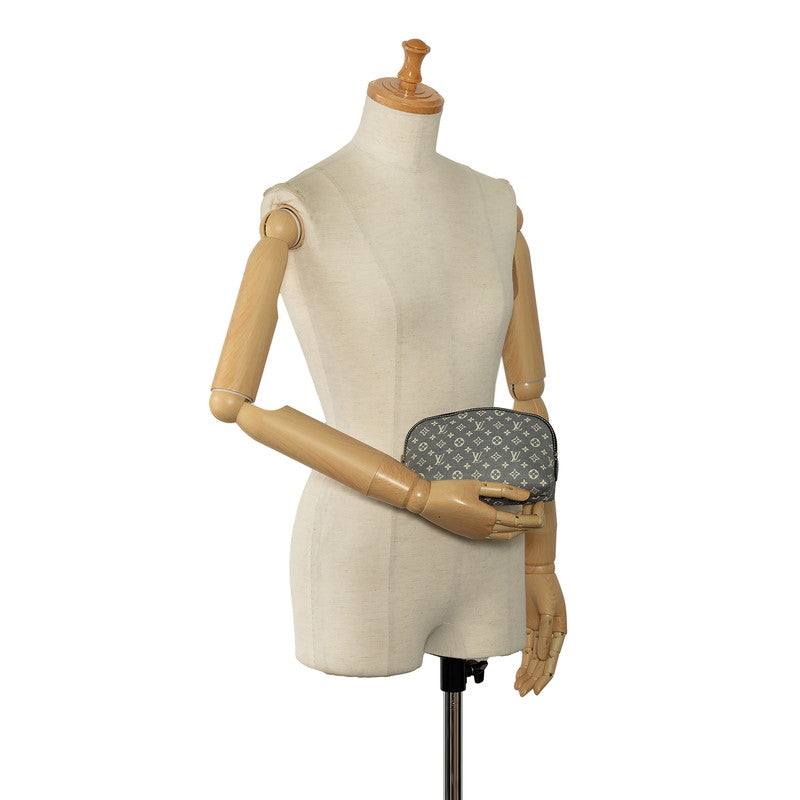 Louis Vuitton Monogram Idyl Poschet Cosmetic Pouch M40376 Anchor Grey Canvas Leather  Louis Vuitton