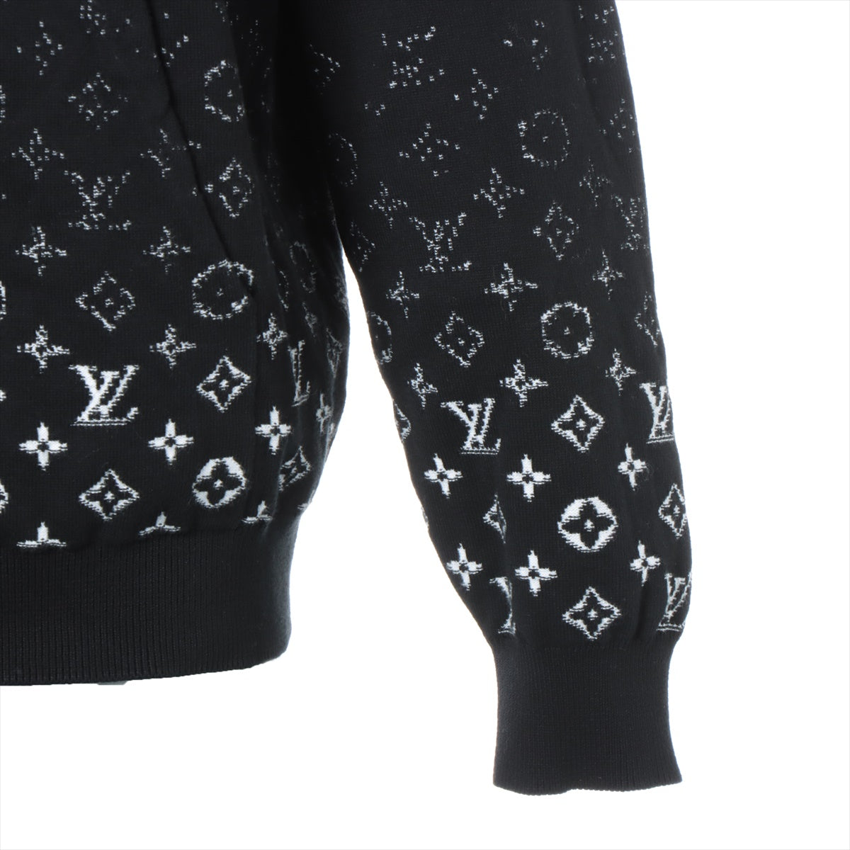 Louis Vuitton 24SS Cotton Parker L  Black RM241Q Monogram Gradient