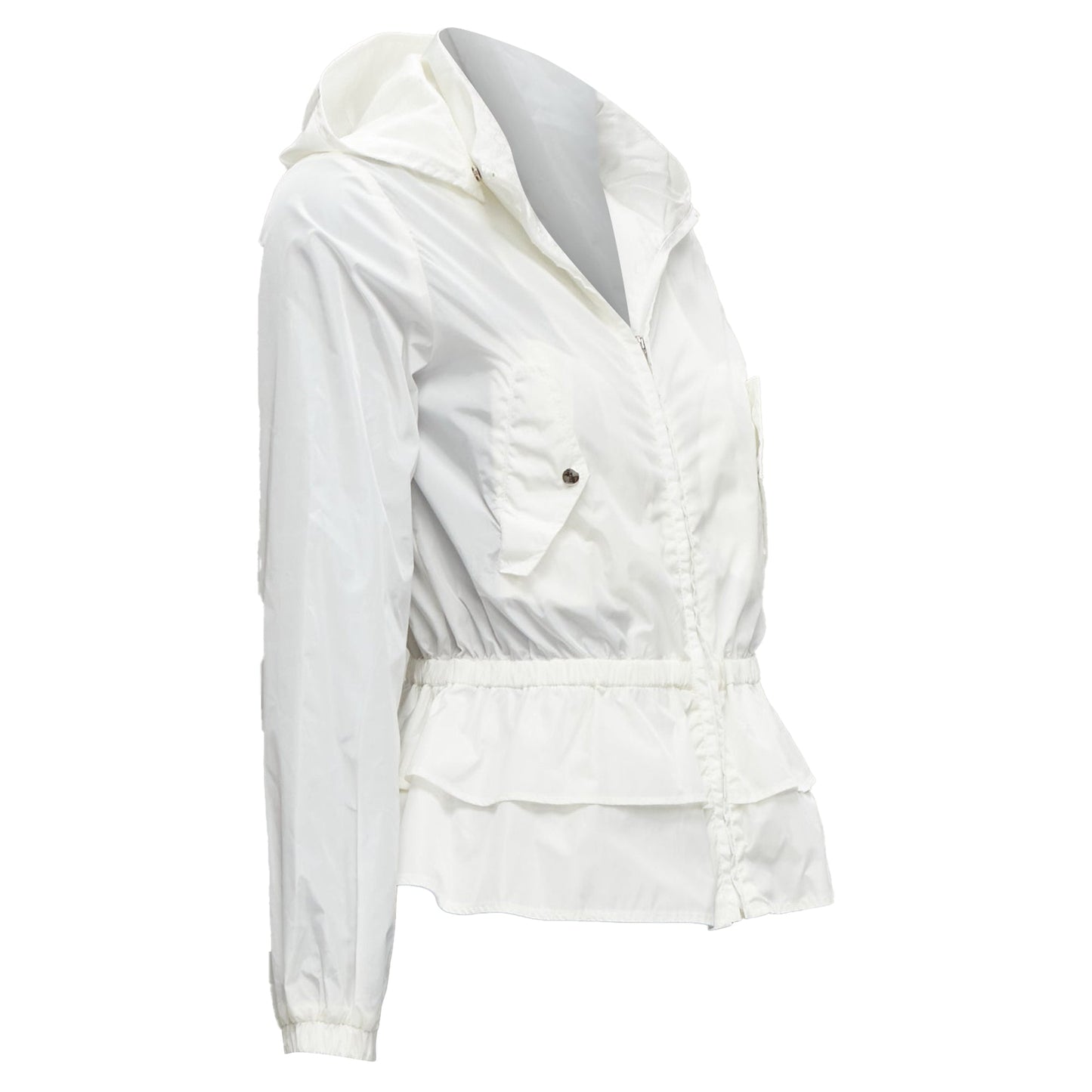 Gucci Kidswear GG monogram logo peplum hooded jacket
