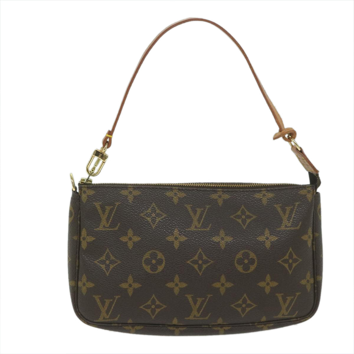 Louis Vuitton Pochette Accessoire  Canvas Clutch Bag ()