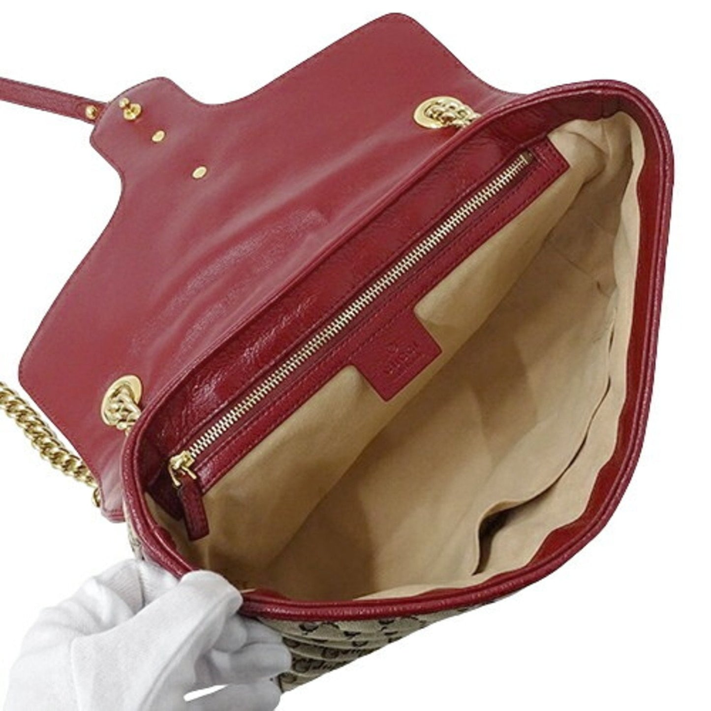 Gucci Gg Marmont  Canvas Shoulder Bag ()