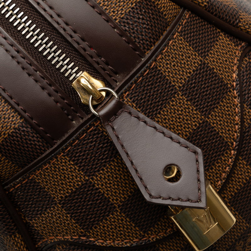 Louis Vuitton Monogram Duomo Handbag Mini Boston Bag N60008 Brown PVC Leather  Louis Vuitton