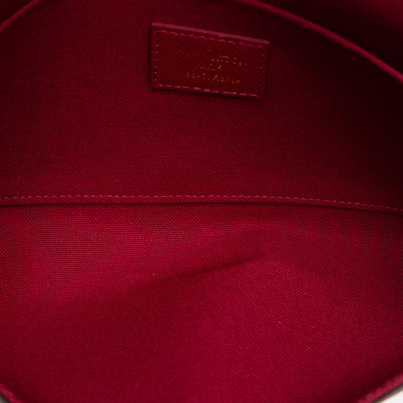 Louis Vuitton Monogram Pochette Felice Chain Shoulder Bag Backpack M61276 Brown Fucks PVC Leather  Louis Vuitton