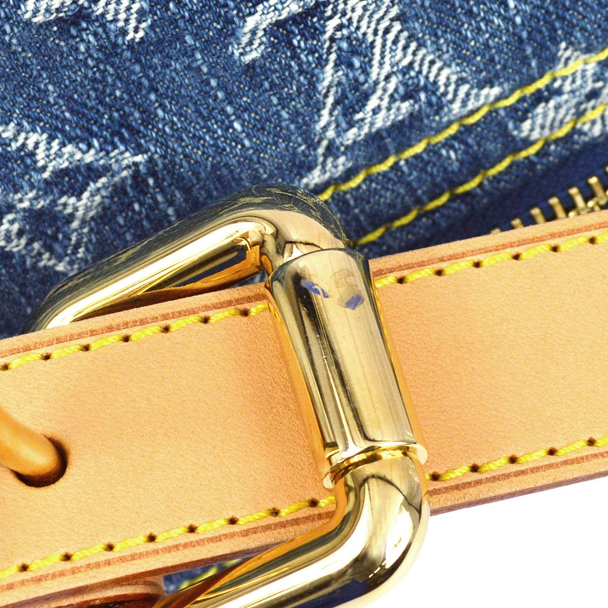 Louis Vuitton 2006 Monogram Denim Baggy GM Shoulder Bag M95048