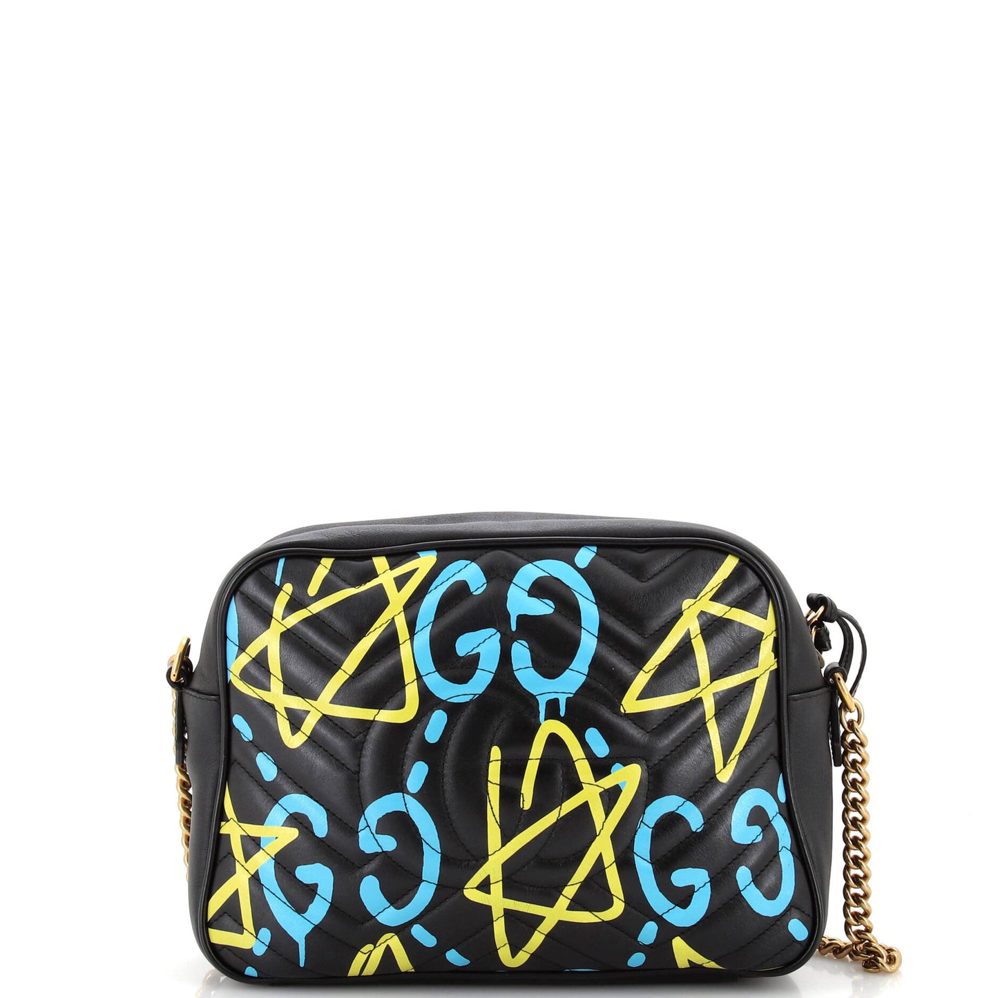 GG Marmont Shoulder Bag GucciGhost Matelasse Leather Medium