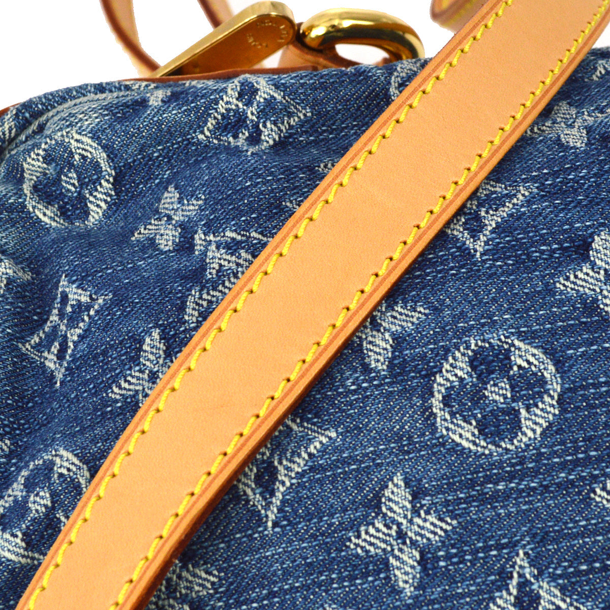 Louis Vuitton 2007 Monogram Denim Camera Bag M95348