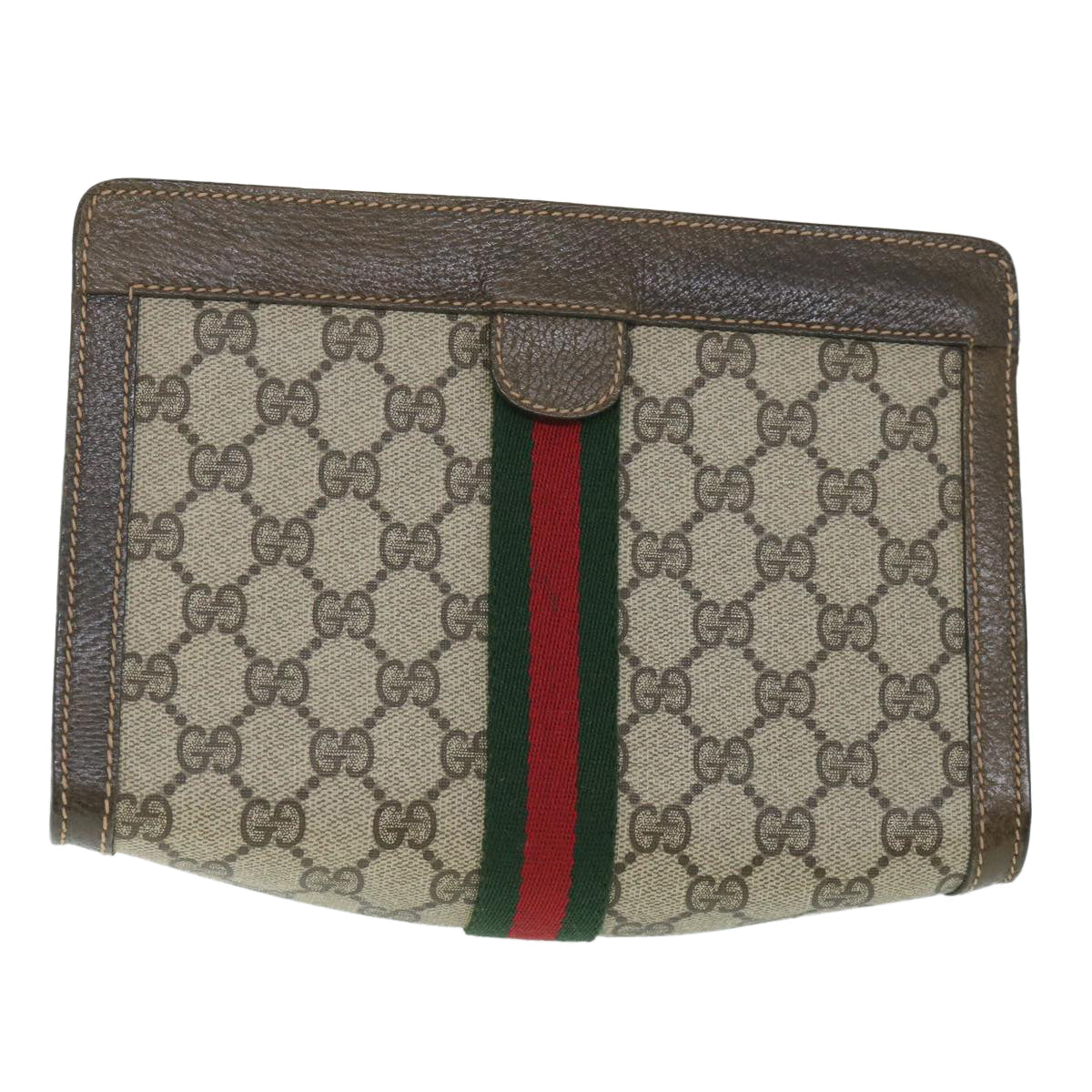 Gucci Ophidia  Canvas Clutch Bag ()