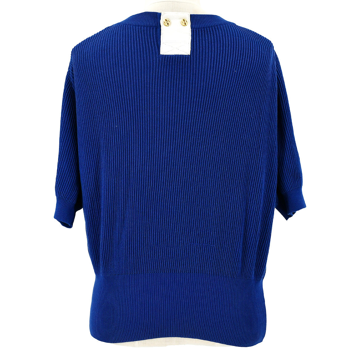 Luxury Chanel CC rib-knit top #40