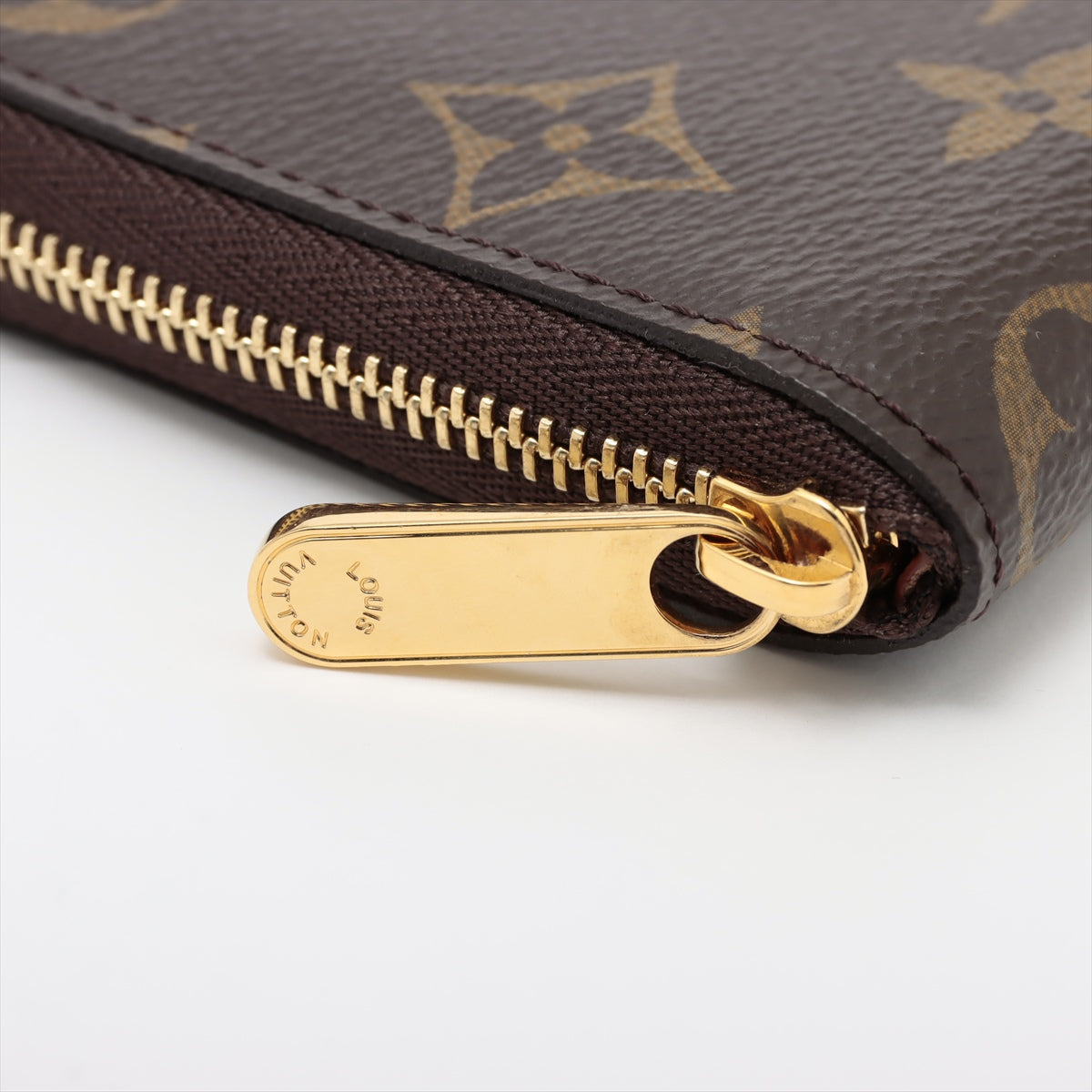Louis Vuitton Monogram Zippyr Coin Pass M60067 Brown Coin Case