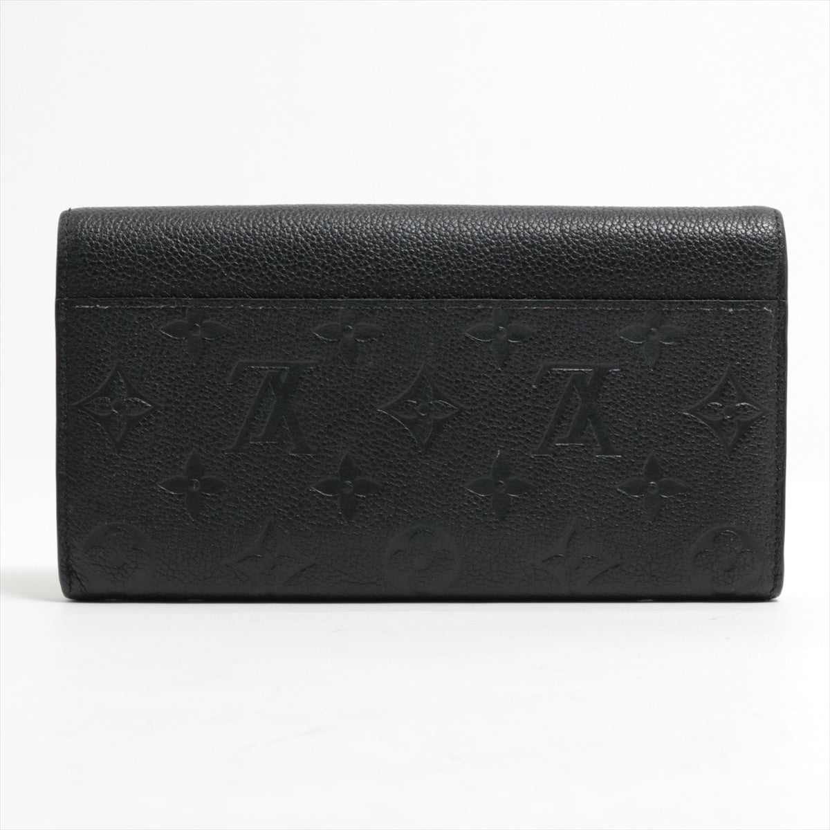 Louis Vuitton Monogram Emplant Portfolio M61182 Black Wallet