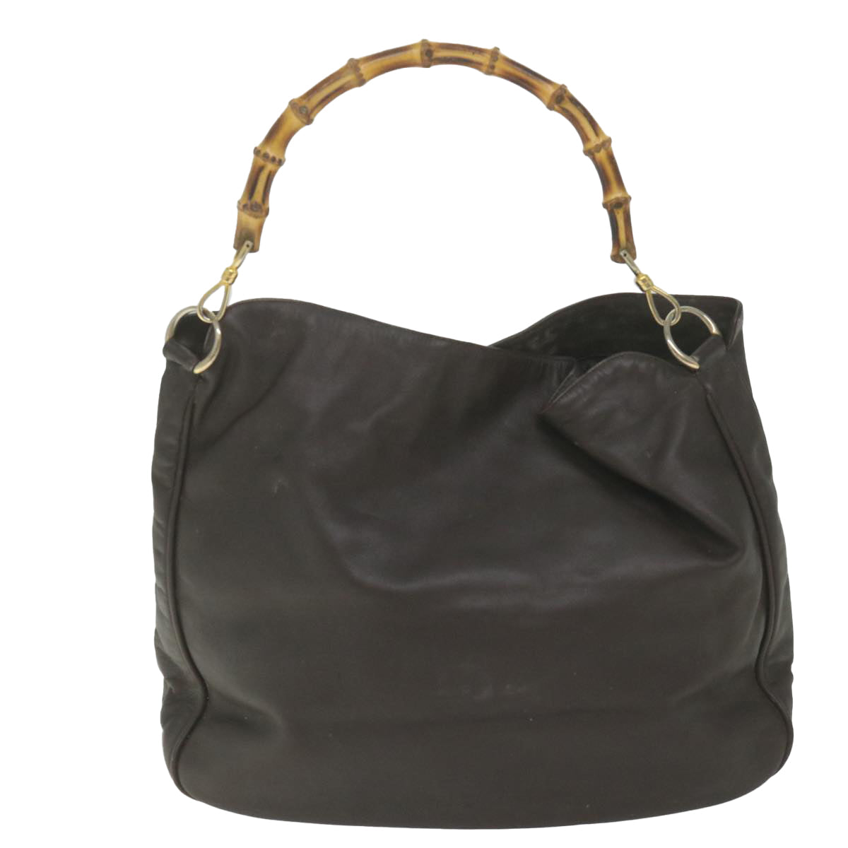 Luxury Gucci Trending 2025 Bamboo Shoulder Bag Leather Brown