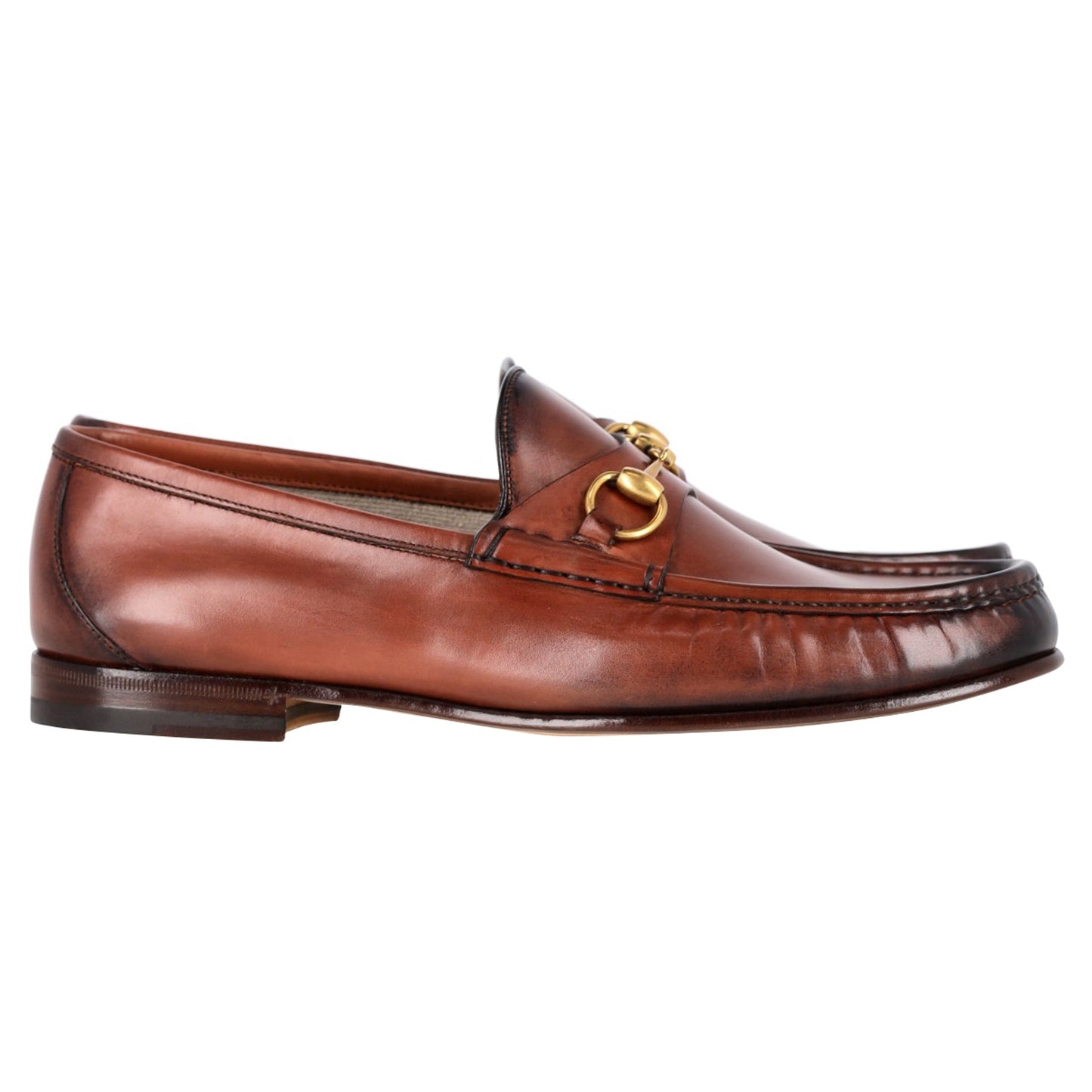 Luxury Gucci Trending 2025 Brown Horsebit 1953 Loafers in Brown Leather