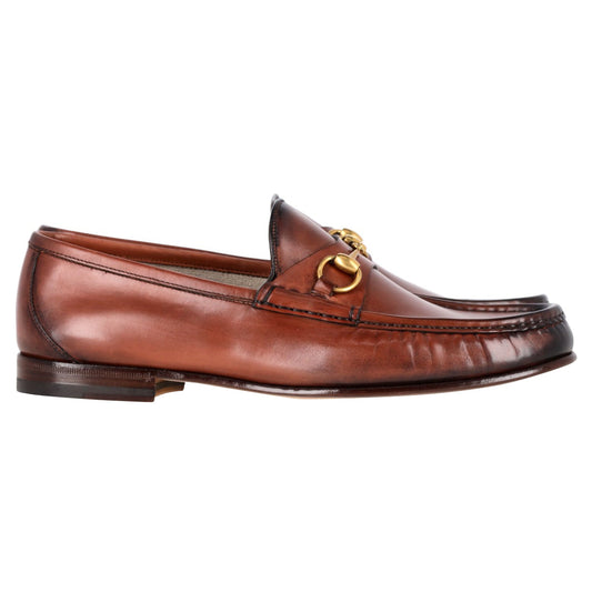 Luxury Gucci Trending 2025 Brown Horsebit 1953 Loafers in Brown Leather