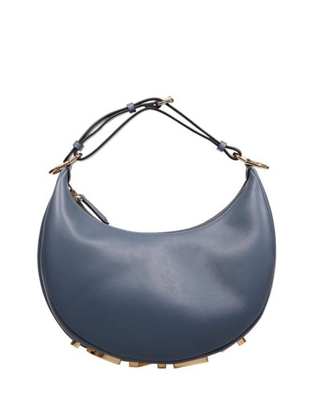 Luxury Fendi Luxury Fendigraphy Small Hobo Shoulder Bag Blue