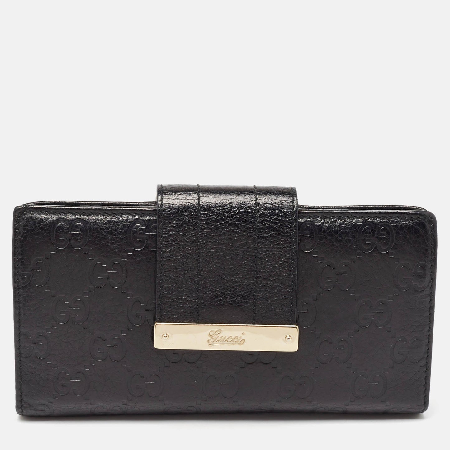 Luxury Gucci Trending 2025 Black Luxury Gucci Trending 2025ssima Leather Continental Wallet