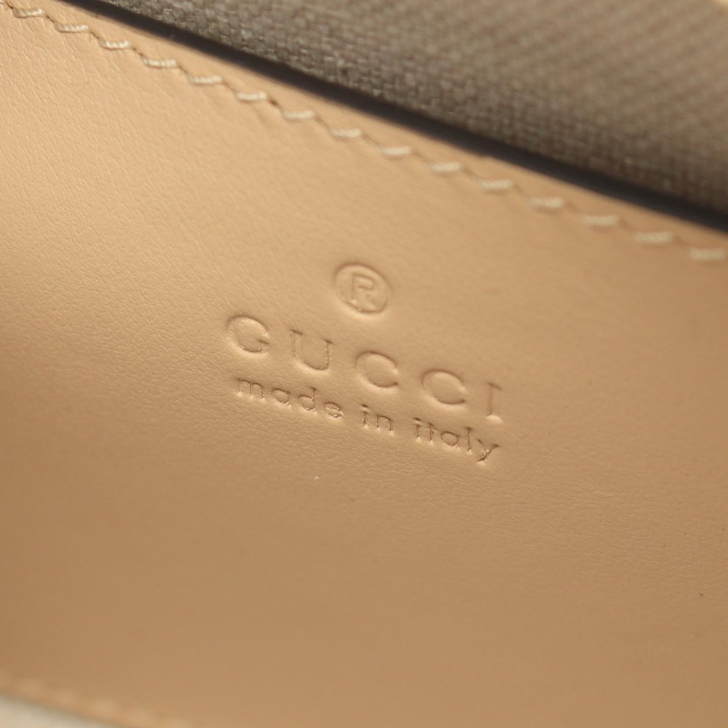 Gucci GG Matelassé Leather Handbag Beige