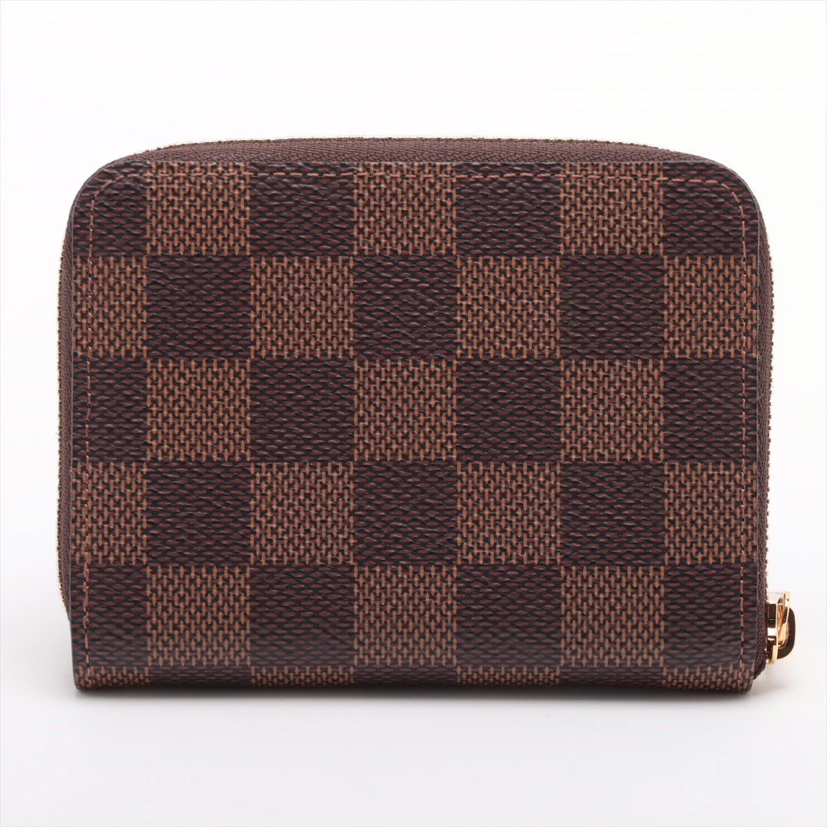 Louis Vuitton Damier Zippyr Coin Pearce N63070 Brown Coin Case