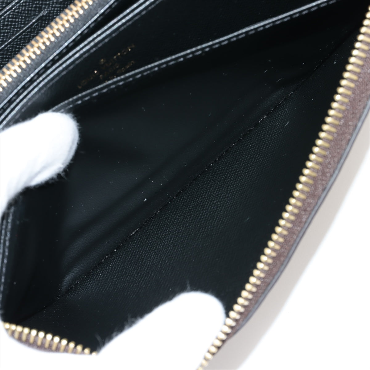 Louis Vuitton Giant Monogram Reversee Zippie Wallet M69353 Black X Brown Round Zip Wallet