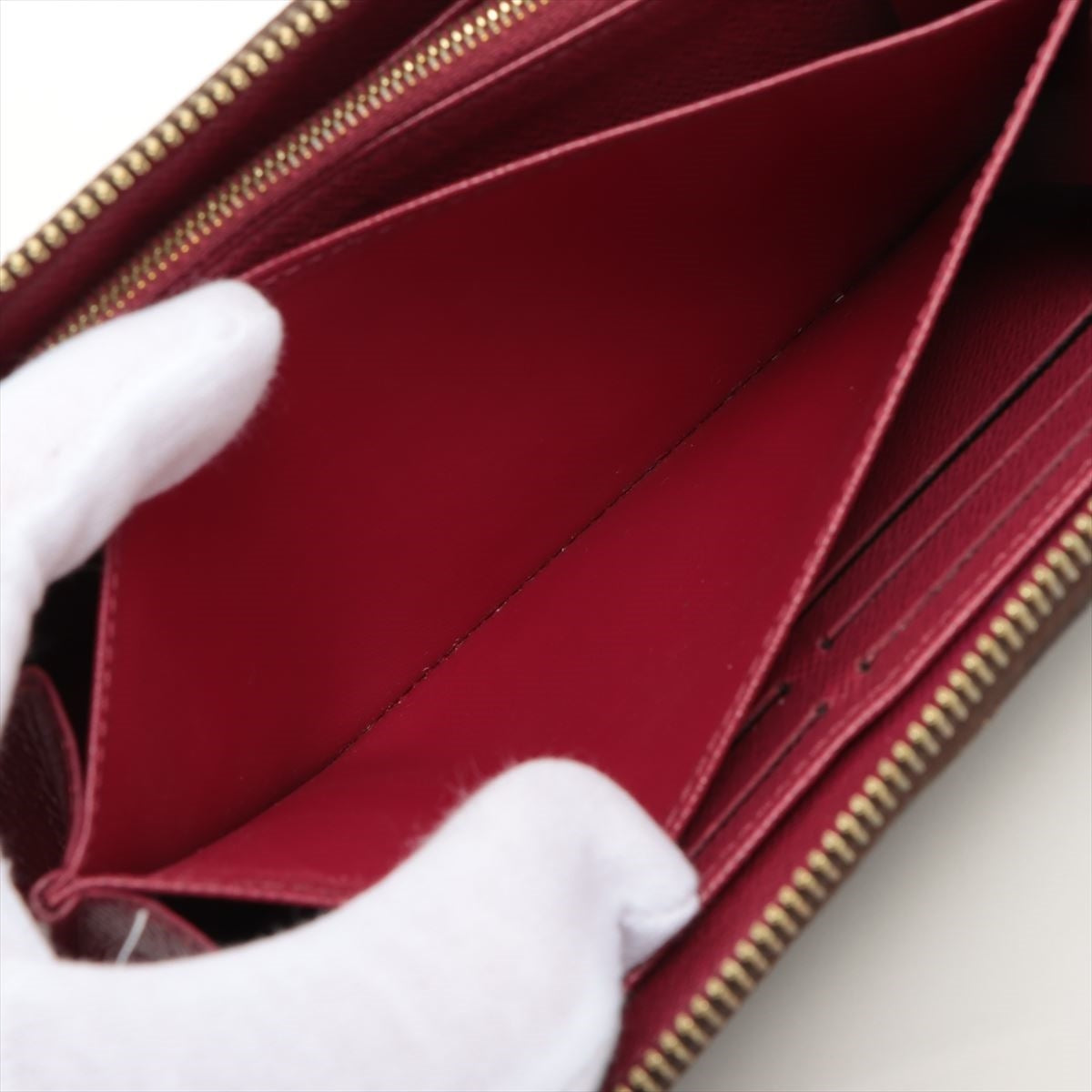 Louis Vuitton Monogram  Wallet M41895 Fushai Round Zip Wallet