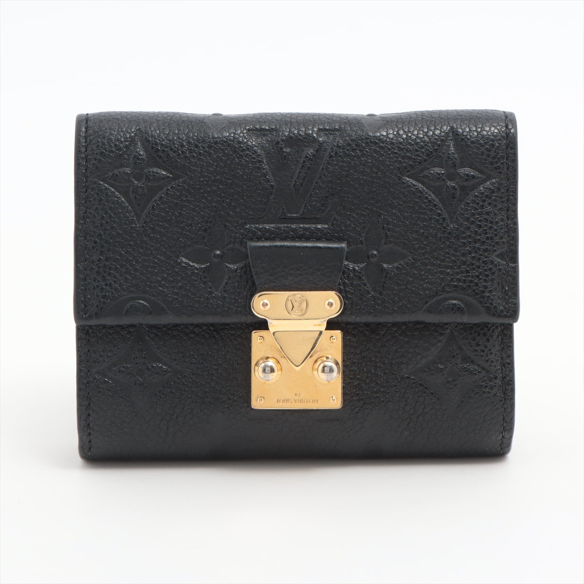 Louis Vuitton Monogram Emplant Portfolio Metis Compact M80880 Noneir Compact Wallet